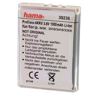Hama Battery 3,6V/1000mAh Li-Ion (00039236)